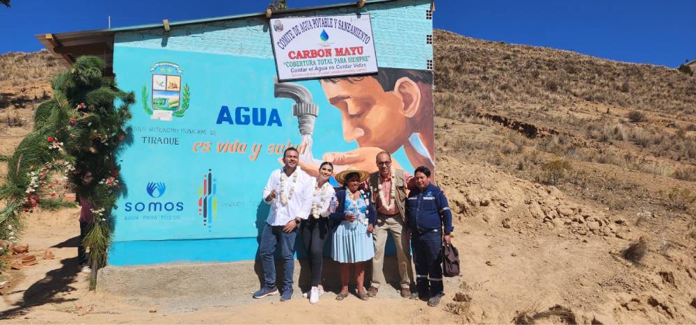 Carbón Mayu es la cuarta comunidad que cuenta con un proyecto solidario de Agua Somos